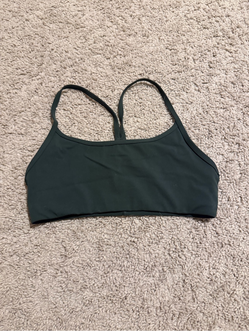 Vuori Dark Green Sports Bra Size S